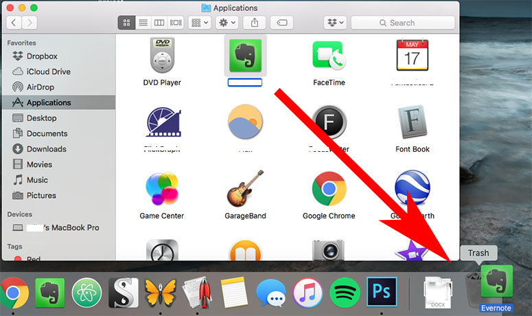 Disinstallazione manuale delle app su Mac