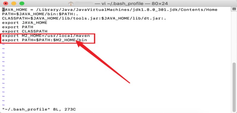 Disinstalla manualmente Maven su Mac