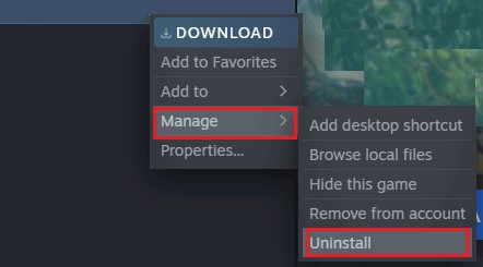 Disinstalla Sea of ​​Thieves su Steam