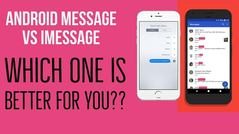 Messaggi Android Vs Imessage