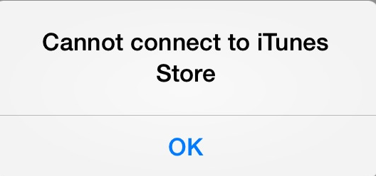 Impossibile connettersi a iTunes Store