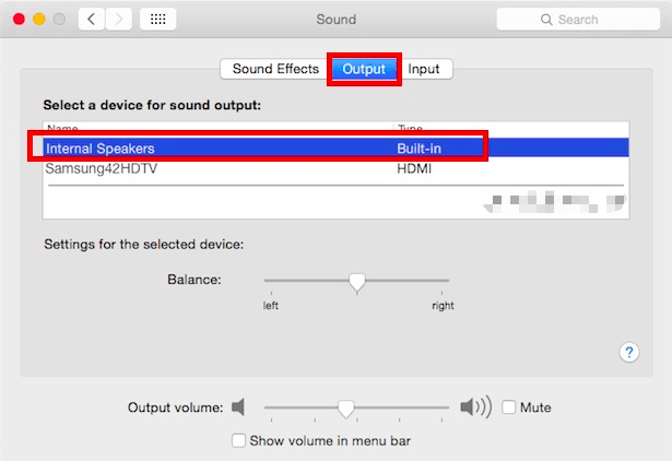 Controllo delle impostazioni audio per correggere l'audio che non funziona su Mac