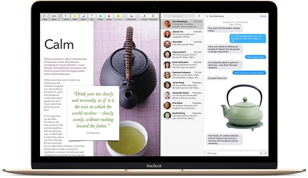 Personalizza app Views MacBook Pro 