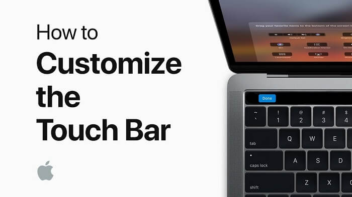 Personalizza la Touch Bar Mac