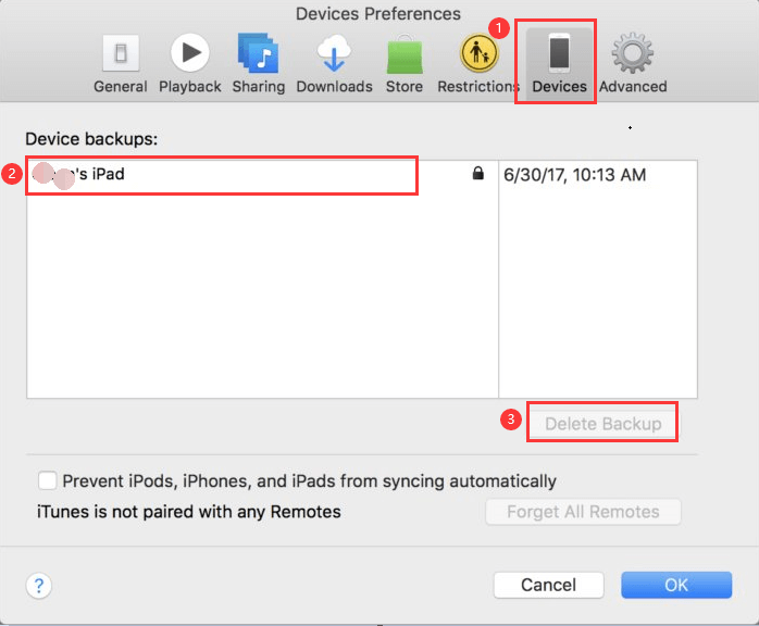 Come eliminare i backup su Mac da iTunes