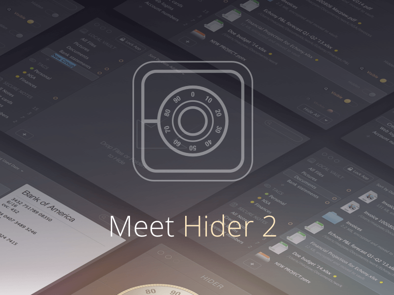 Software di crittografia per Mac Hider