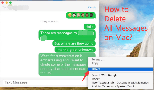 Come eliminare tutti i messaggi su Mac