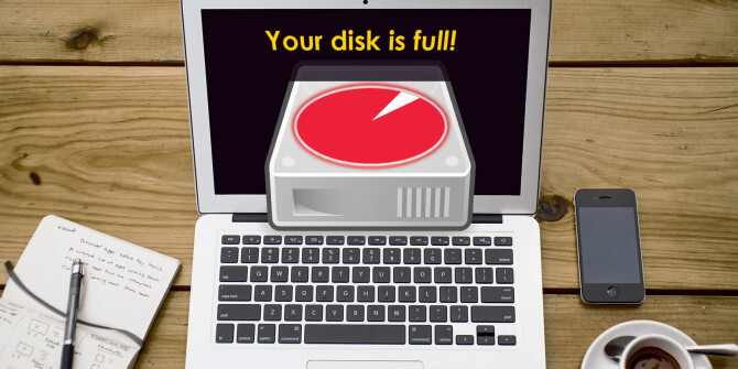 Elimina file su Mac quando il disco è pieno
