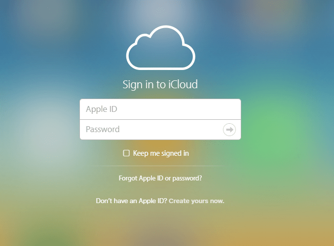 Accedi al tuo ID Apple e inserisci password