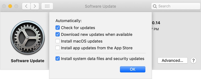 Controlla o aggiorna la versione di macOS