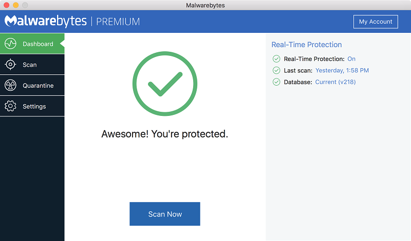 Malwarebytes per Mac