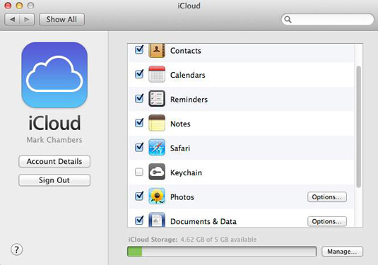Collega l'iPhone al Mac in modalità wireless utilizzando iCloud