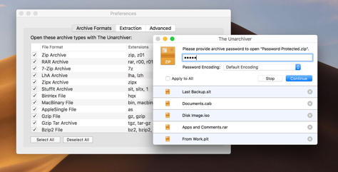 apple the unarchiver
