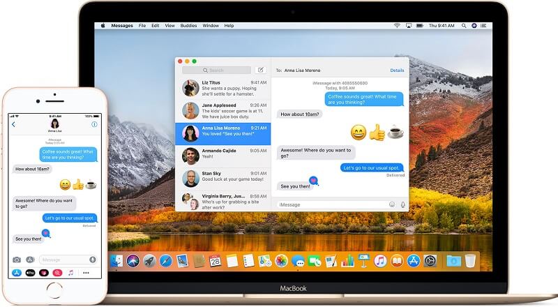 Usa Imessage su Mac