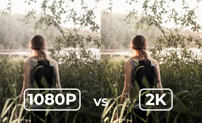 Risoluzione 2K contro 1080p