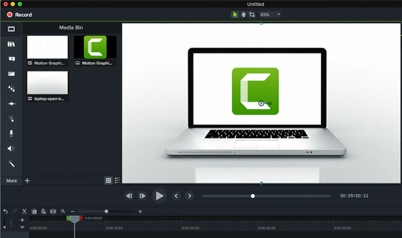 Registratore dello schermo gratuito per Mac - Camtasia