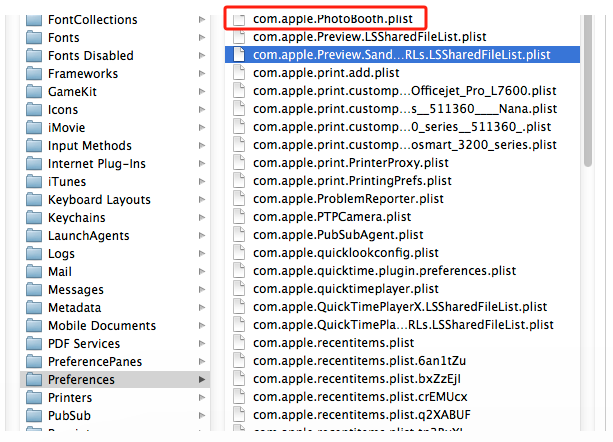 Correggi lo schermo nero del video di Photo Booth su Mac