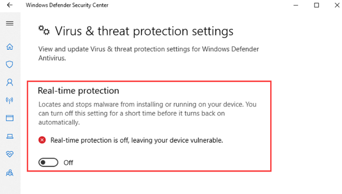 Disabilita l'antivirus per correggere l'esperienza GeForce che non funziona