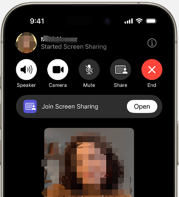 Guarda Netflix su FaceTime su iPhone