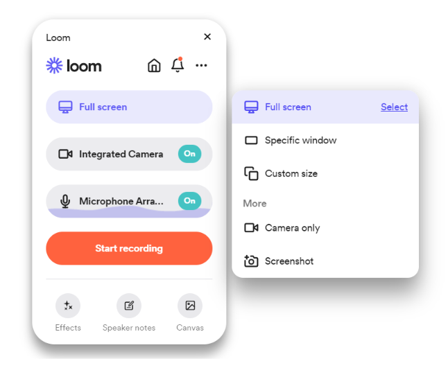 Alternativa gratuita a Camtasia - Loom