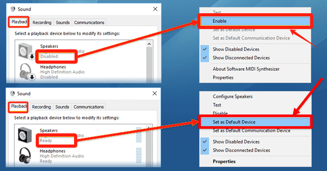 Abilita gli altoparlanti per correggere Bandicam che non registra l'audio