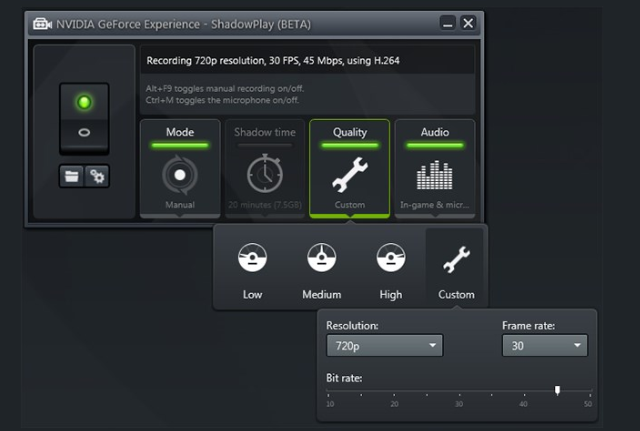 Registra il gameplay su PC con NVIDIA