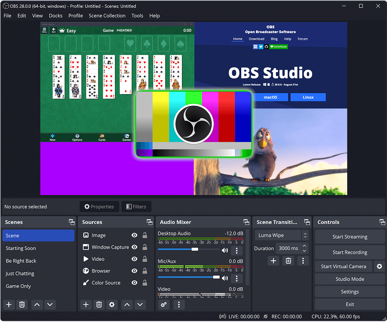 Alternativa gratuita a Camtasia - OBS Studio