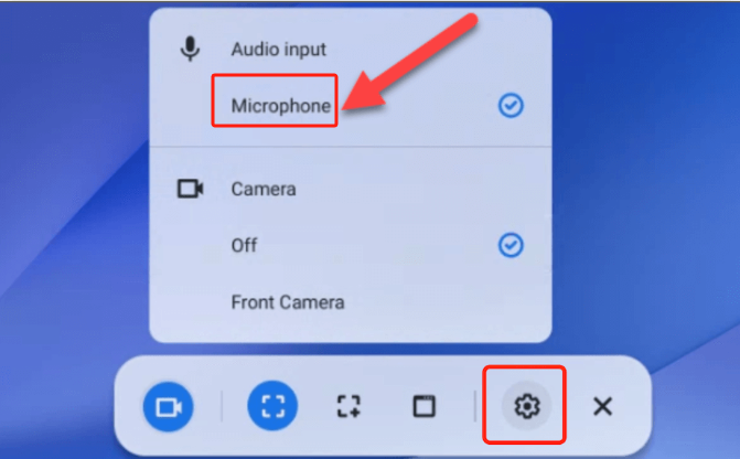 Registrazione dello schermo sul Chromebook con audio