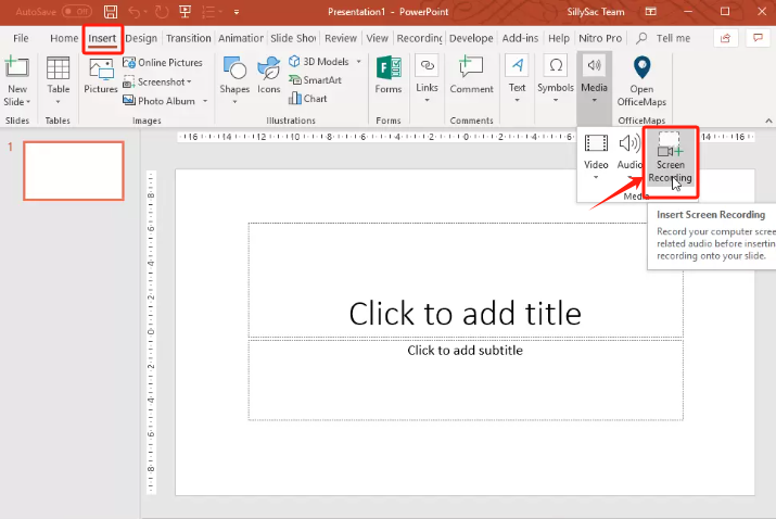 Registratore dello schermo gratuito su Windows 11
