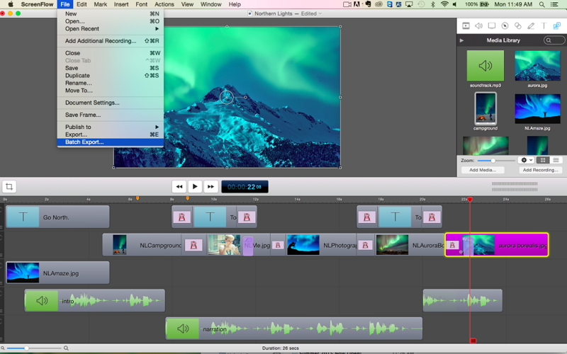 Alternativa gratuita a Camtasia - ScreenFlow