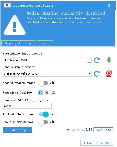 ScreenRec è sicuro da usare