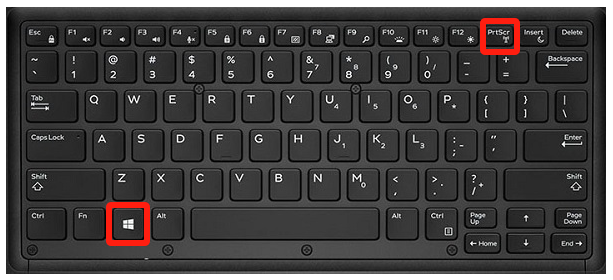 Acquisisci schermate su un laptop ASUS con "PrtScn"
