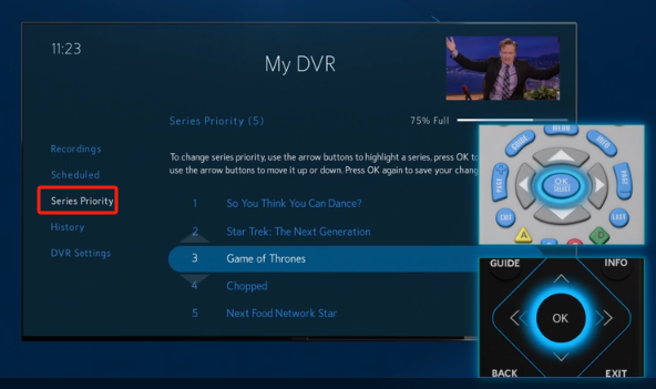 Imposta le priorità per risolvere il problema del DVR Spectrum non funzionante