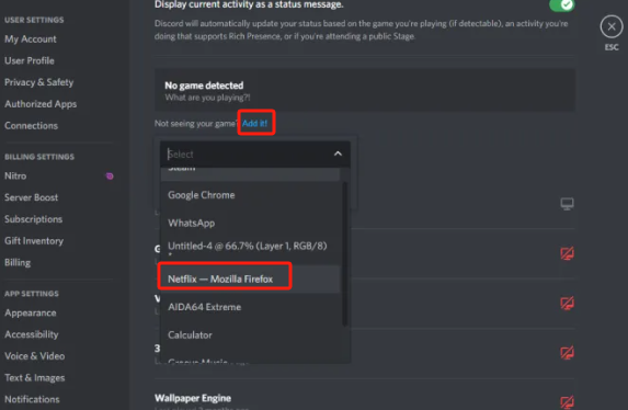 Trasmetti in streaming Netflix su Discord senza schermo nero