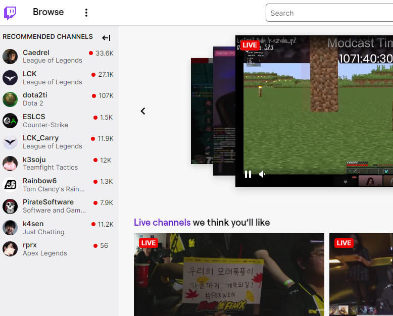 Piattaforme di streaming di videogiochi - Twitch