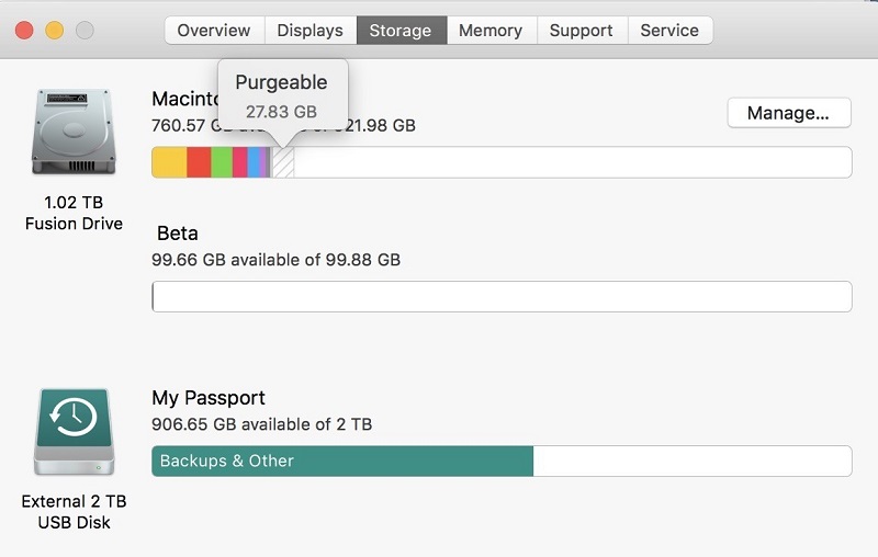 Libera spazio su Macbook Air con lo strumento di archiviazione del Mac
