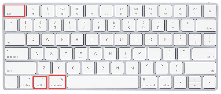 Fai Control + Alt + Elimina su Mac usando una scorciatoia da tastiera