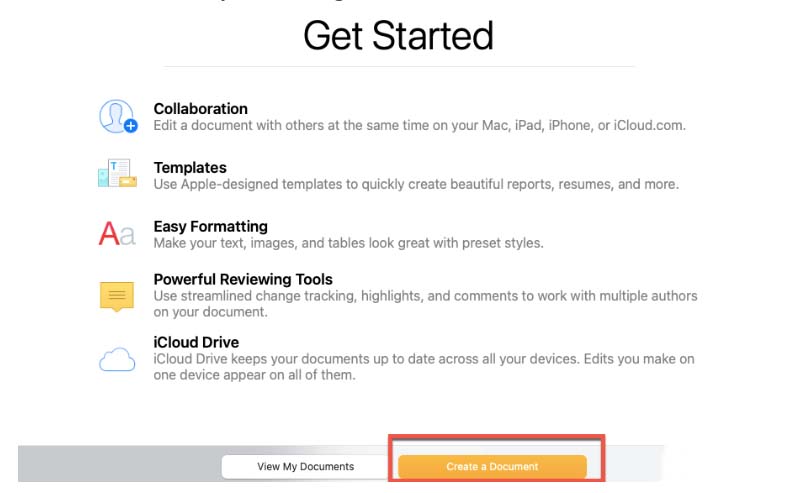 Come creare un documento su Pages