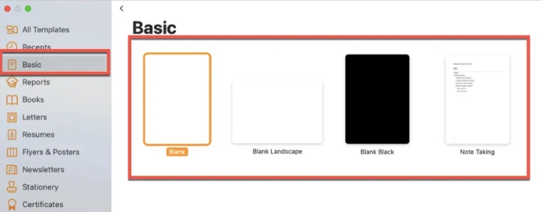 Passaggi per creare un documento modello