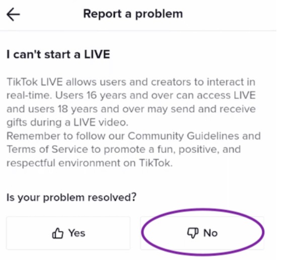 Come andare in diretta su TikTok senza 1000 fan