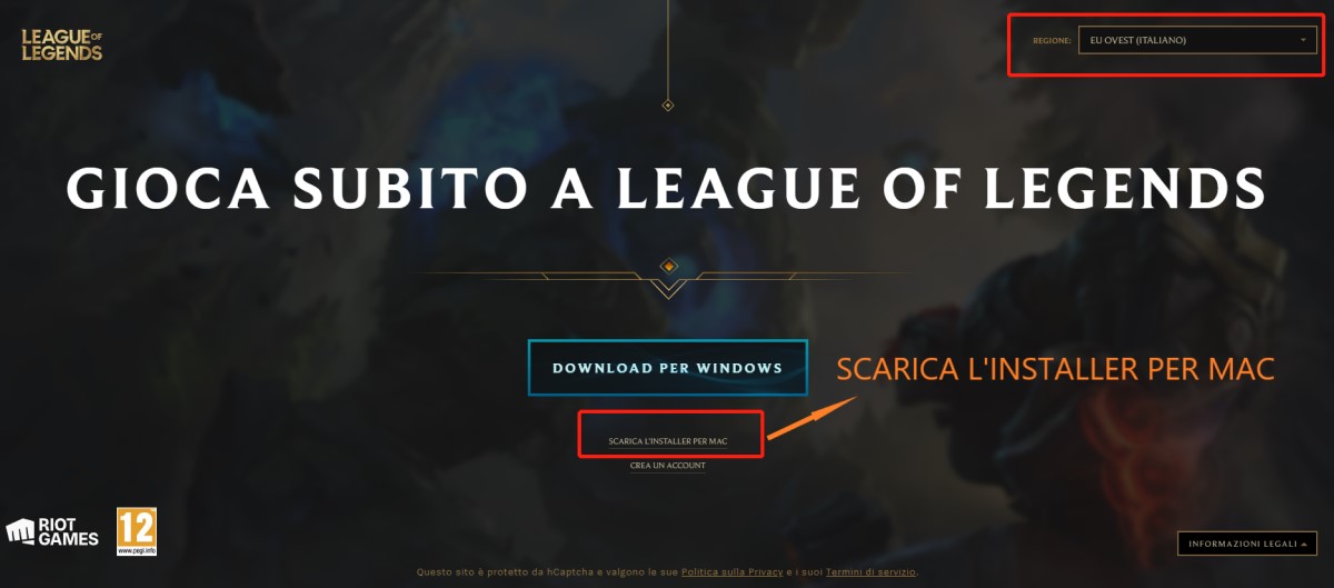 Installare League of Legends su Mac [M1 incluso]