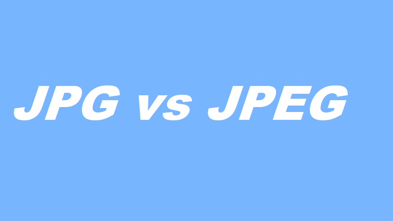 JPG vs JPEG: quali le differenze tra loro