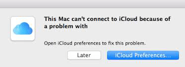 iCloud non funziona