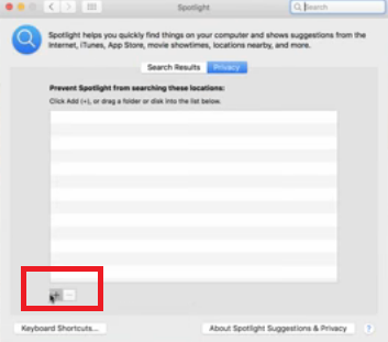 Ricostruisci l'indice Spotlight