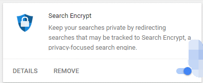 Rimuovi Search Encrypt