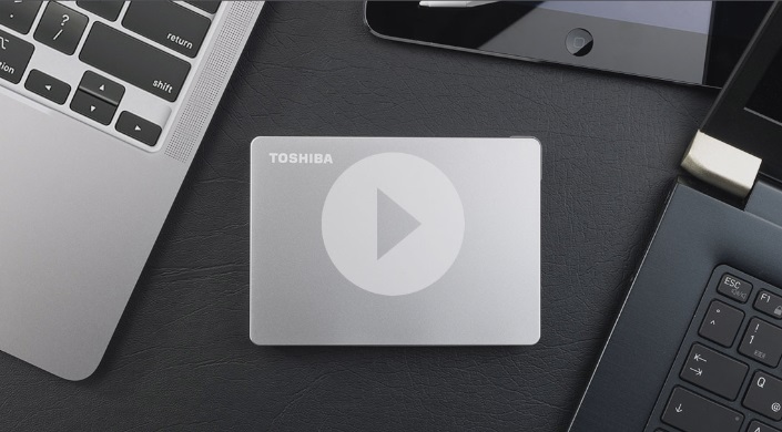 Toshiba Canvio Flex-Uno dei migliori dischi rigidi esterni per l'editing video su Mac