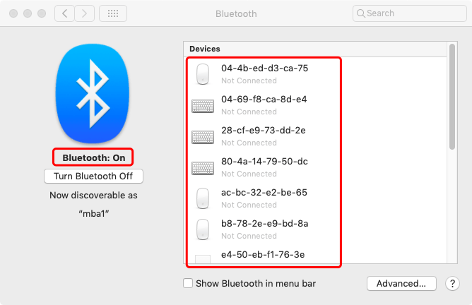 Collega le cuffie Bluetooth al tuo Mac