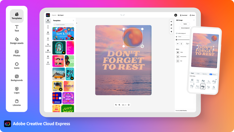 Un convertitore WMV consigliato: Adobe Express