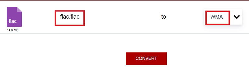Converti FLAC in WMA con AnyConv