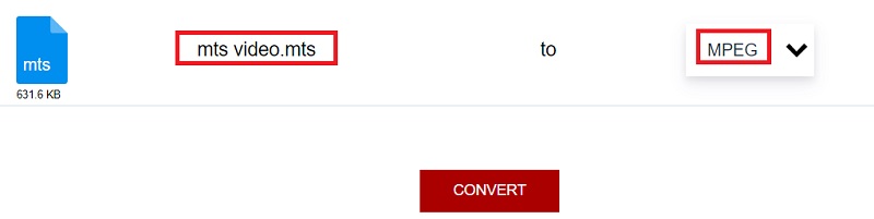 Converti MTS in MPEG gratuitamente
